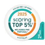 UP MIND - 515453900 - Selo TOP5 2025 UPMind Top Scoring 5%